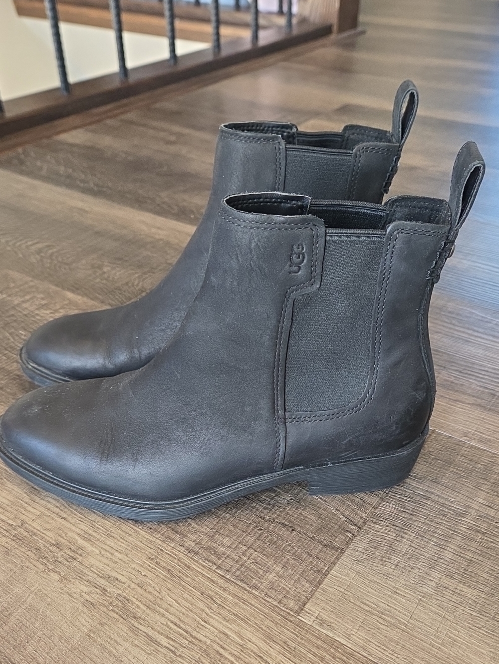 UGG Black Chelsea Ankle Booties